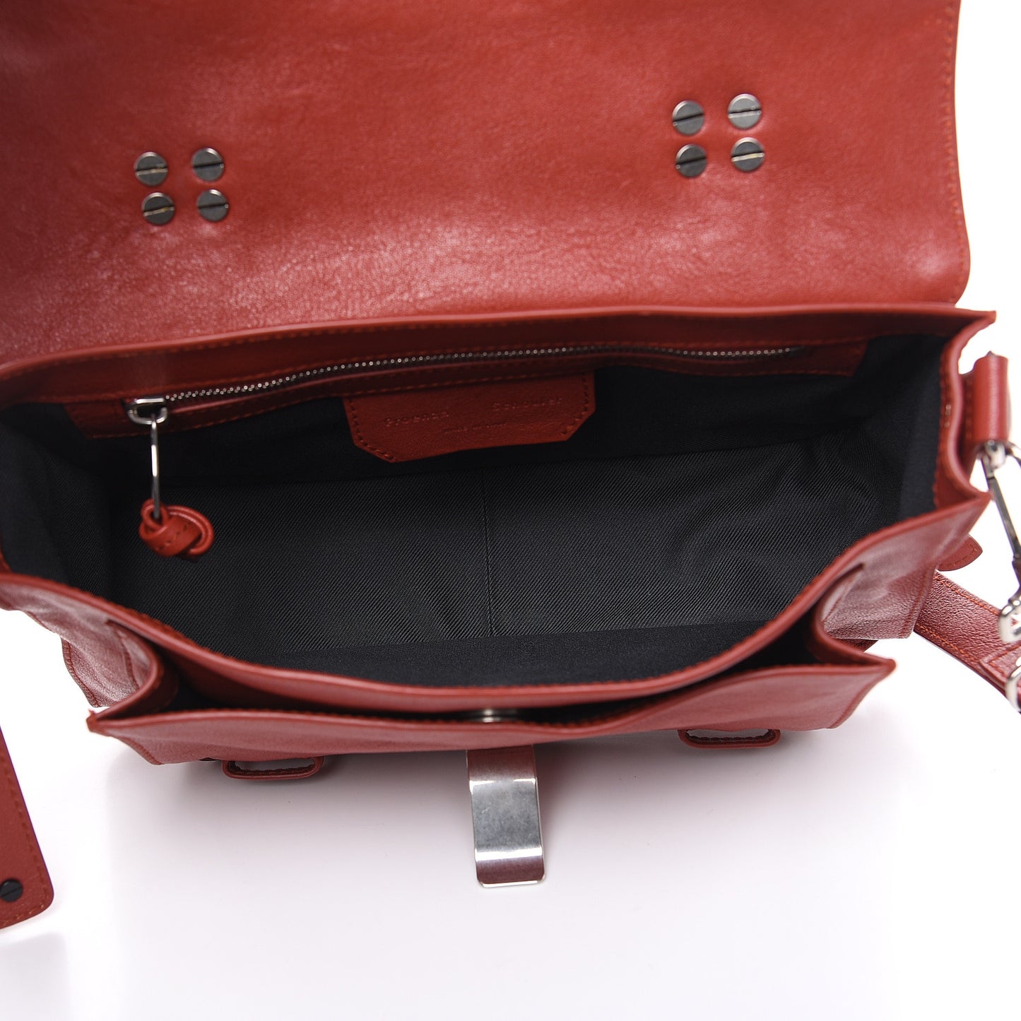 Lambskin Tiny PS1 Satchel Mandarin Red