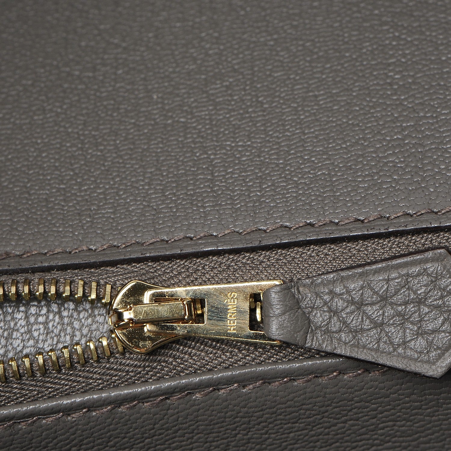 Hermes Togo Birkin 35 Etain 11 of 28