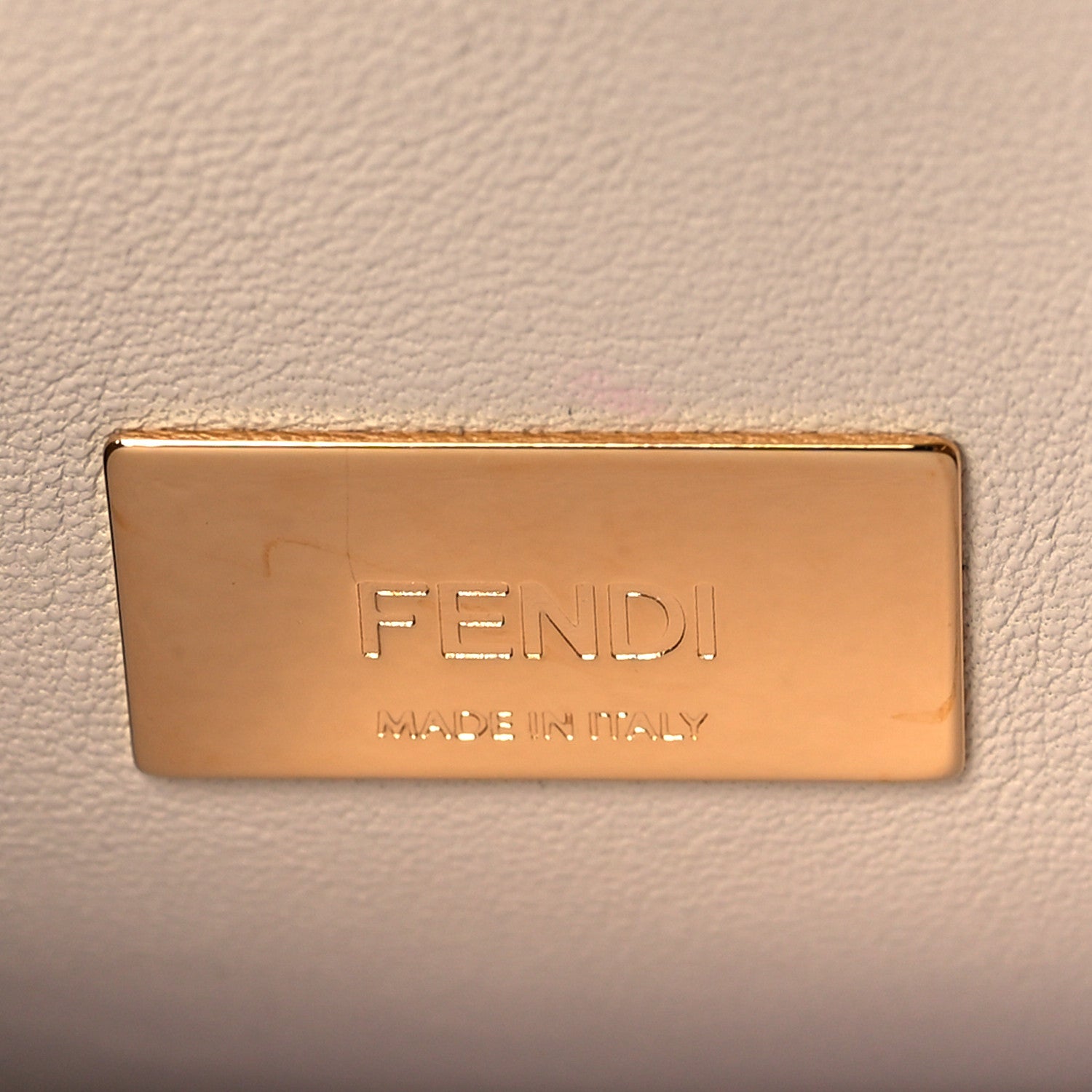 Fendi Vitello Tahiti Burro Bi-Color Medium Peekaboo Iconic Essentially Satchel Maya Camelia Confetto 5 of 9