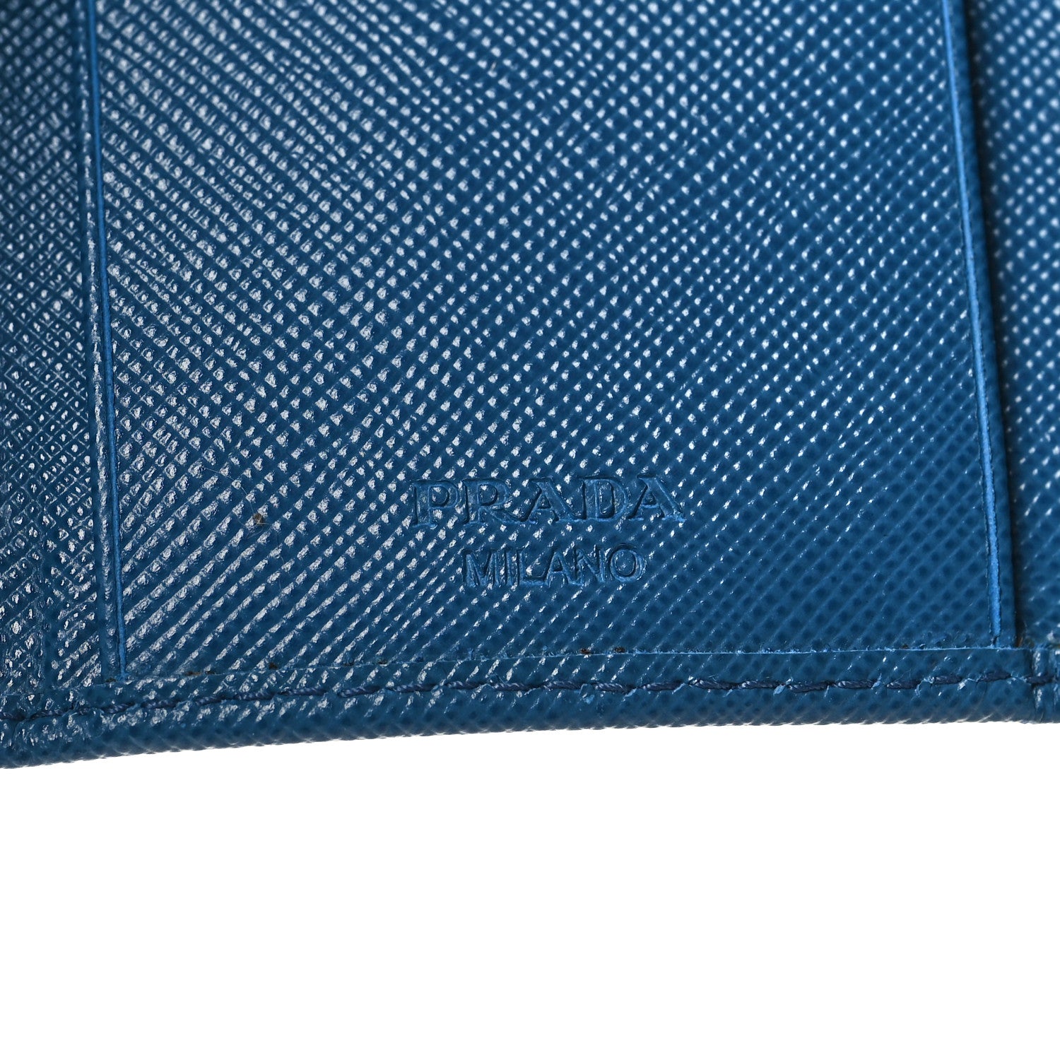 Prada Saffiano Fiocco 6 Key Holder Cobalto 6 of 7