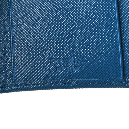 Prada Saffiano Fiocco 6 Key Holder Cobalto 6 of 7
