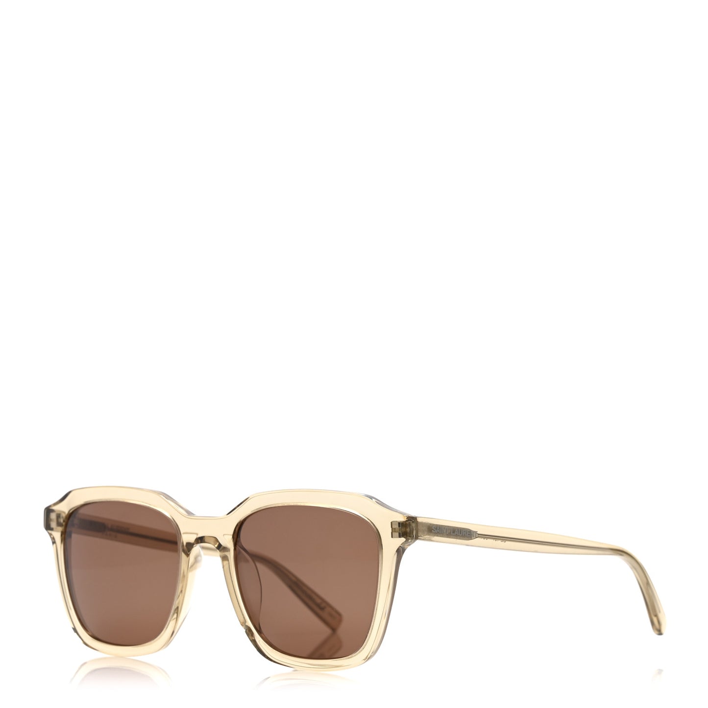 Transparent Acetate SL 457 Sunglasses Brown