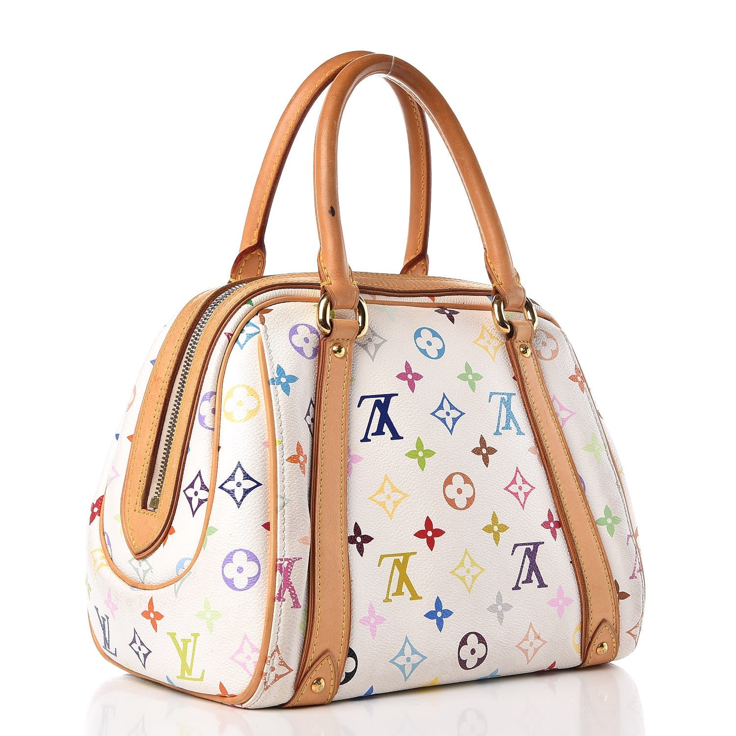 Louis Vuitton Monogram Multicolor Priscilla White 3 of 13