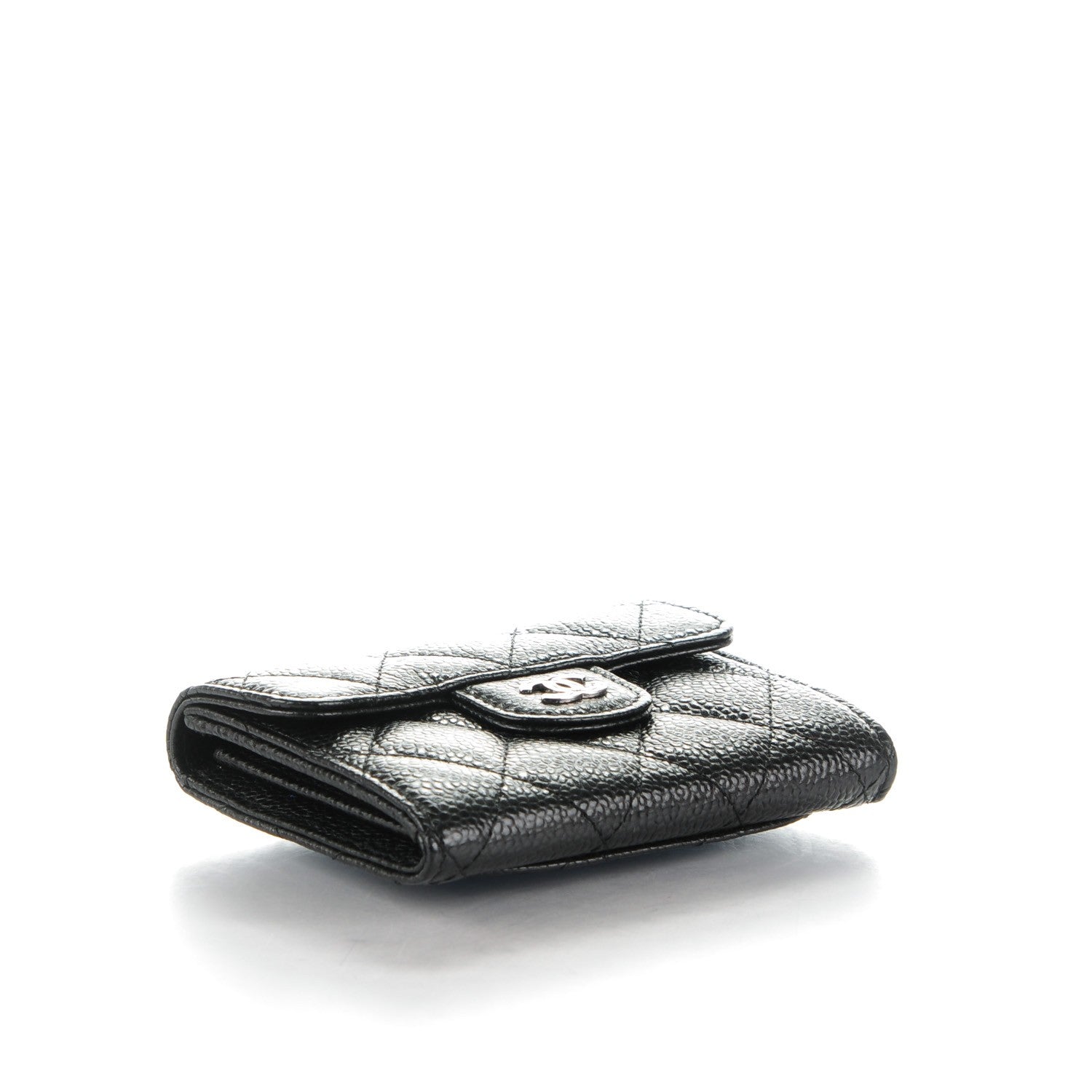 Chanel Caviar Quilted Flap Card Holder Black 4 of 8