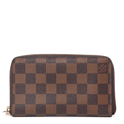 Louis Vuitton Damier Ebene Zippy Compact Wallet 1 of 8