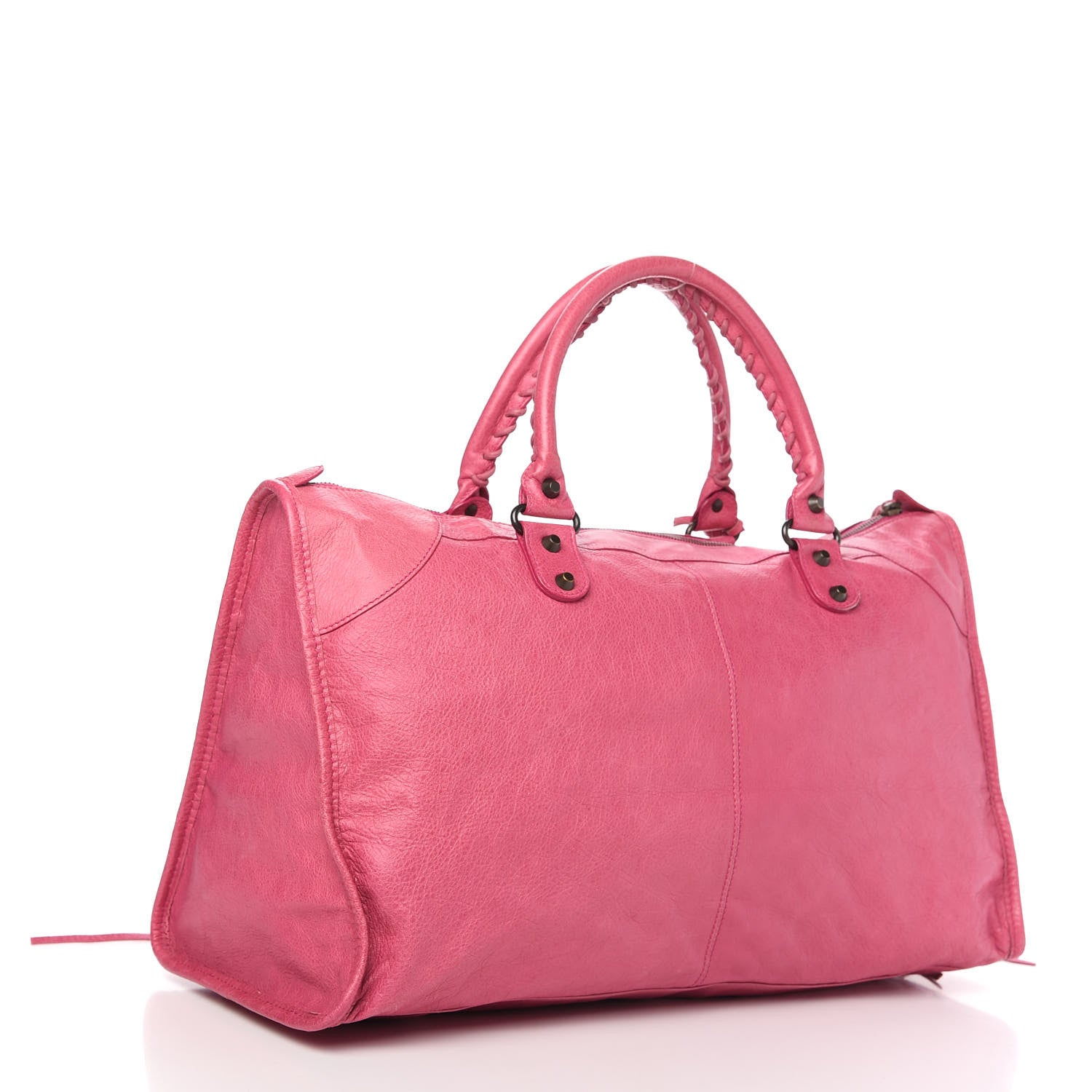 Balenciaga Agneau Classic Hardware Work Cyclamen Fucsia 3 of 9
