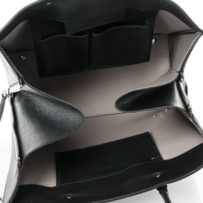 Balenciaga Calfskin Papier A5 Zip Around Tote Black 6 of 7