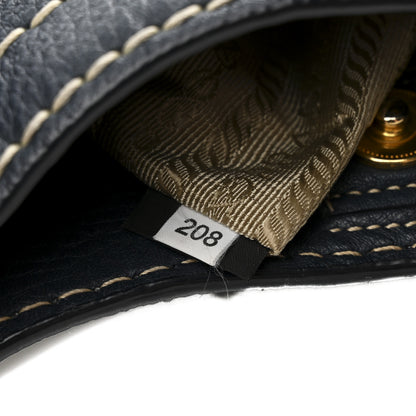 Prada Vitello Daino Tote Bleuette 8 of 12