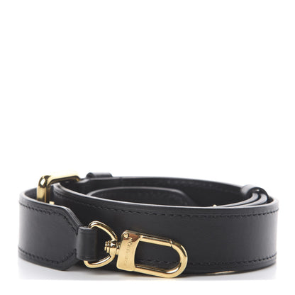Louis Vuitton Calfskin Odeon PM Adjustable Shoulder Strap Black 1 of 2