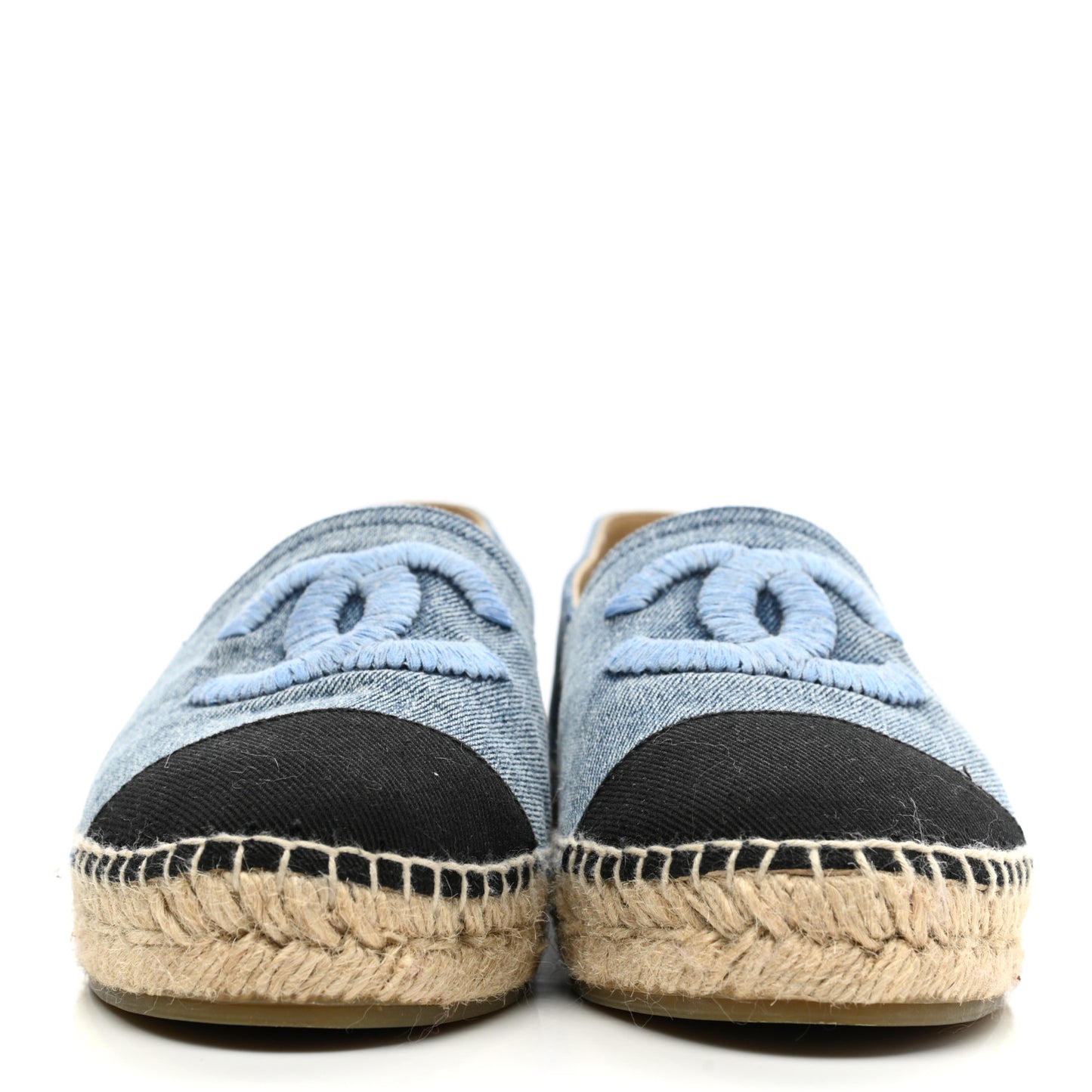 Denim CC Espadrilles 40 Blue Black