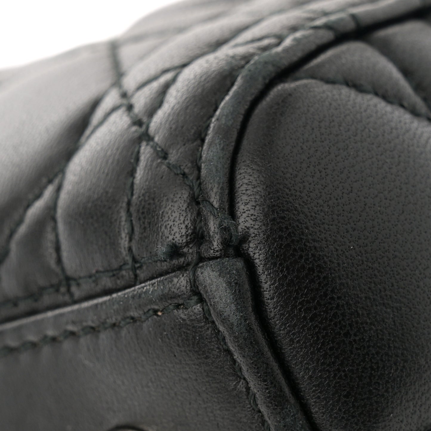 Lambskin Cannage Medium Lady Dior Black