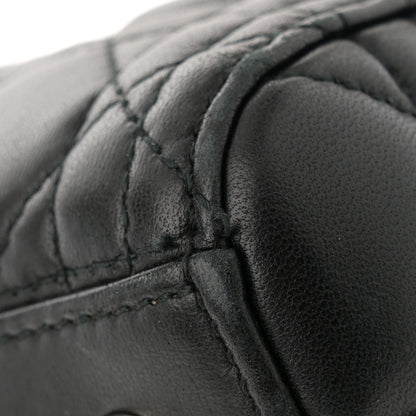 Christian Dior Lambskin Cannage Medium Lady Dior Black 11 of 12