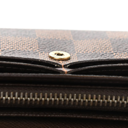 Louis Vuitton Damier Ebene Sarah Wallet 9 of 9