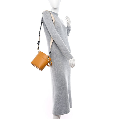 Chloe Smooth Calfskin Mini Roy Bucket Bag Burning Camel 2 of 9
