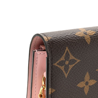 Louis Vuitton Monogram Flore Chain Wallet Rose Ballerine 14 of 15