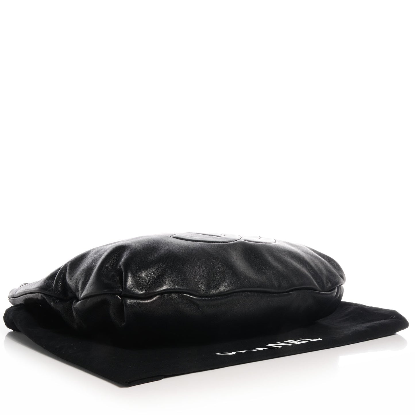 Lambskin Soft and Chain Small Hobo Black