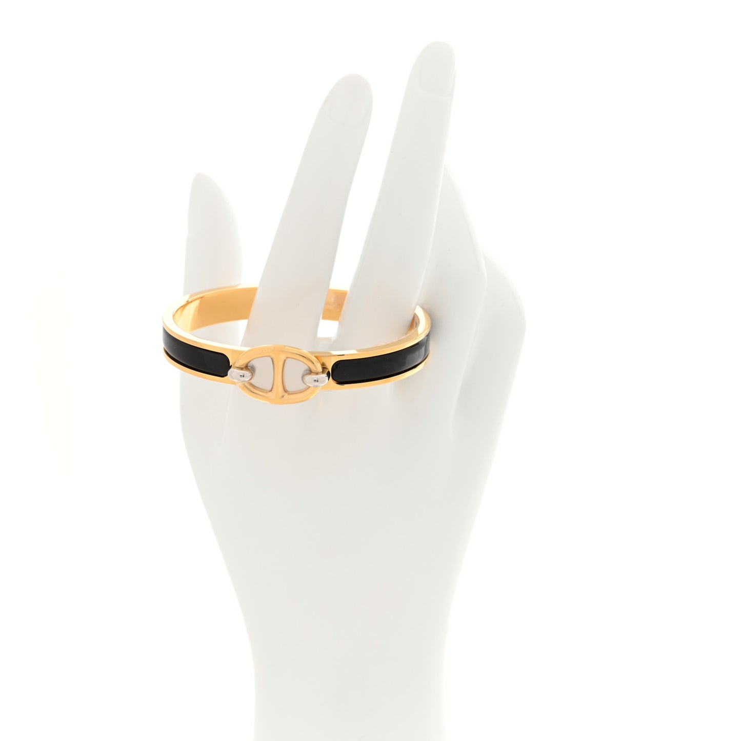 Enamel Mini Clic Chaine d'Ancre Bracelet GM Black