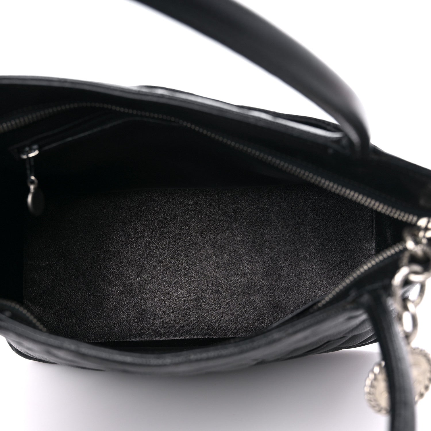 Chanel Caviar Quilted Medallion Tote Black 5 of 13