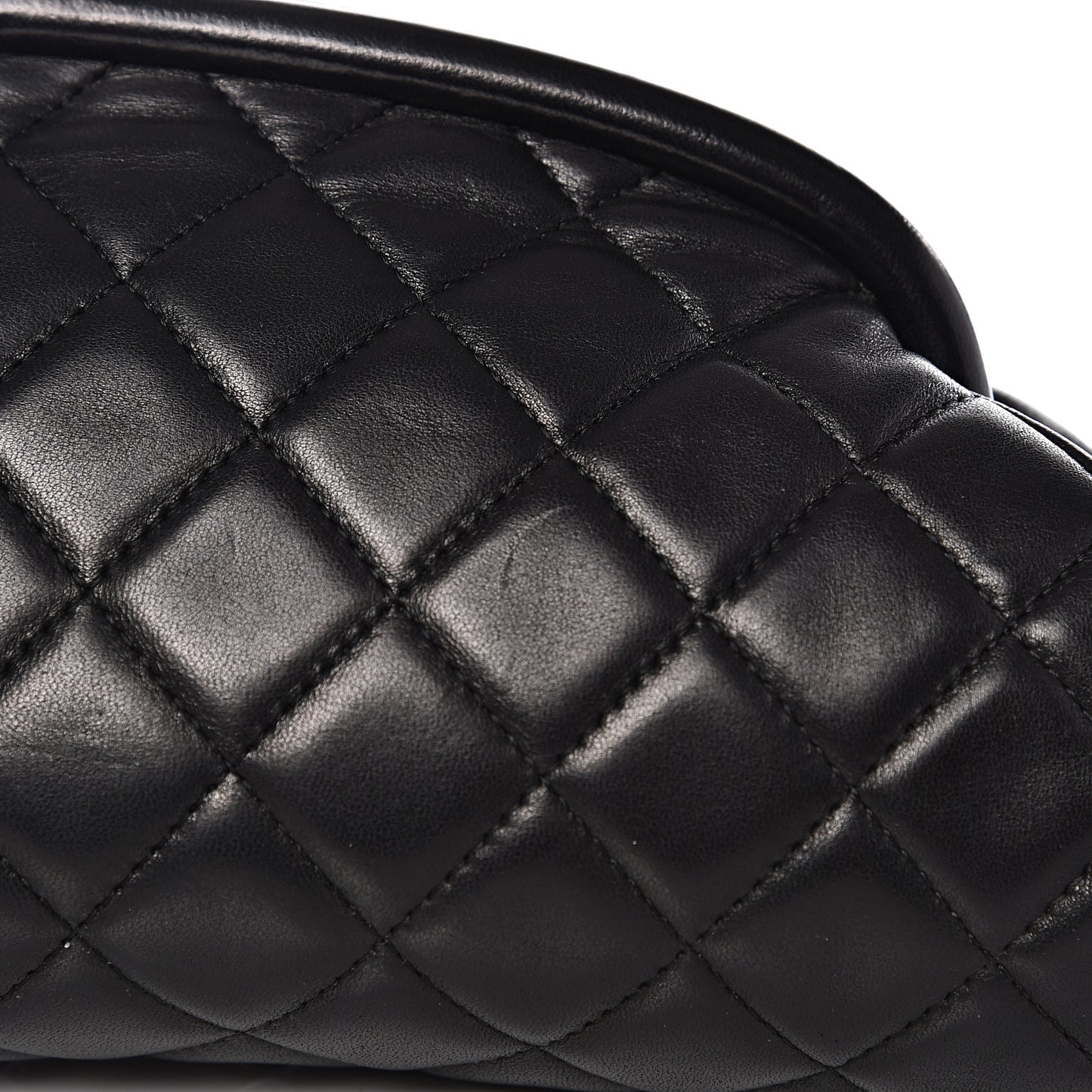 Lambskin Quilted Timeless Clutch Black