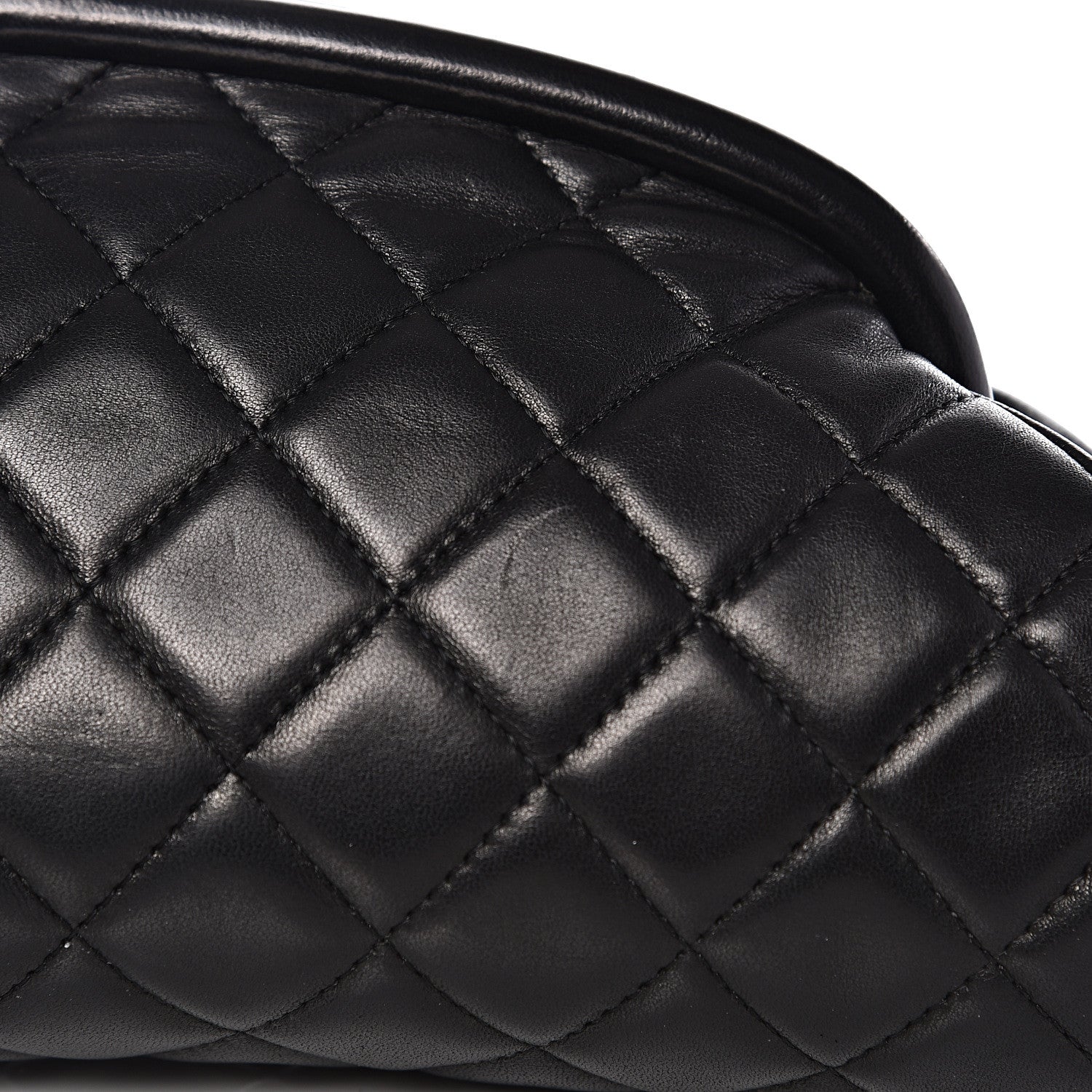 Chanel Lambskin Quilted Timeless Clutch Black 9 of 12