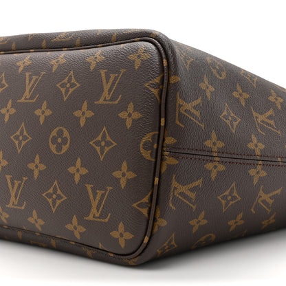 Louis Vuitton Monogram Calfskin Neo Neverfull Inside Out MM Black 13 of 16