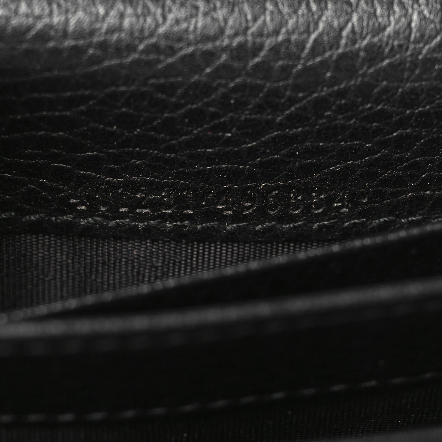Calfskin Mini Dionysus Chain Wallet Black