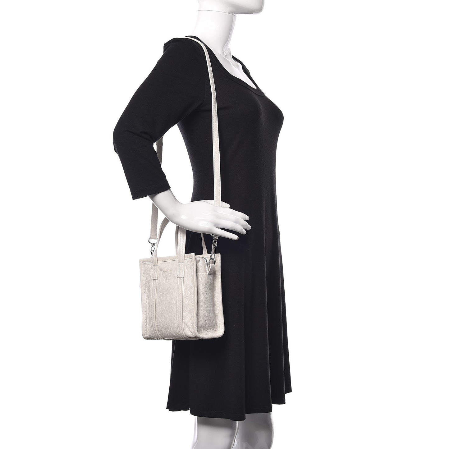 Agneau XXS Bazar Shopper Tote White
