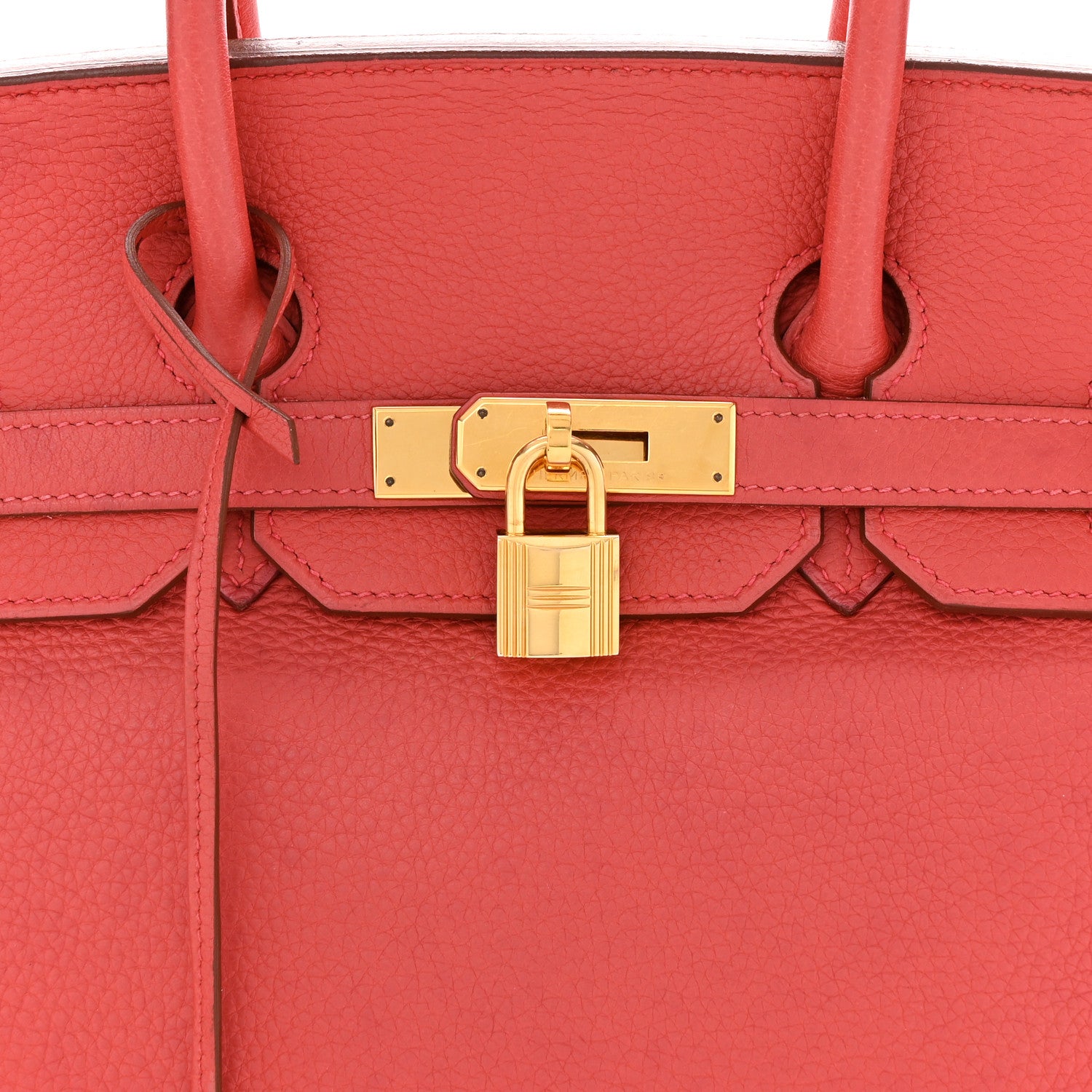Hermes Taurillon Clemence BIRKIN 35 Bougainvillea 8 of 16