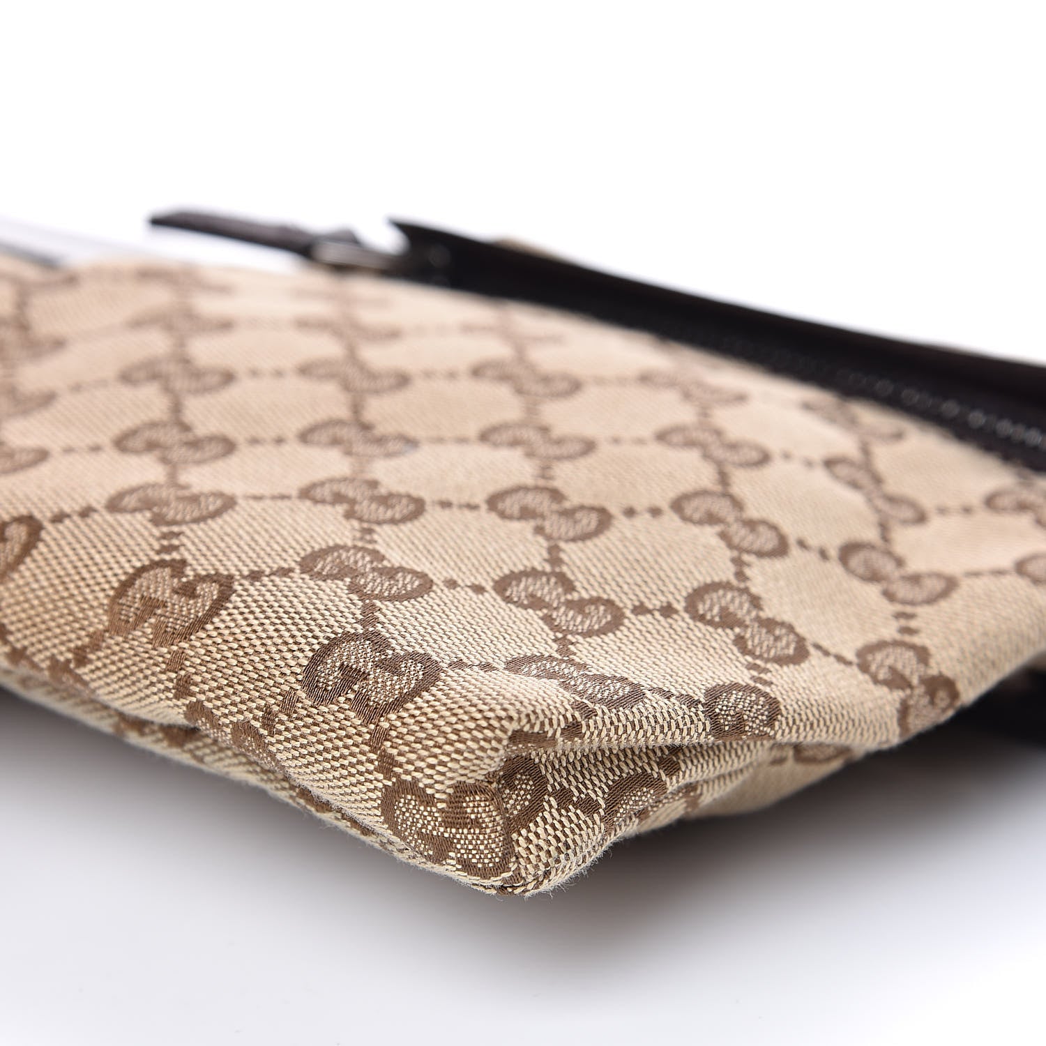Gucci GG Monogram Double Pocket Belt Bag Dark Brown 10 of 10