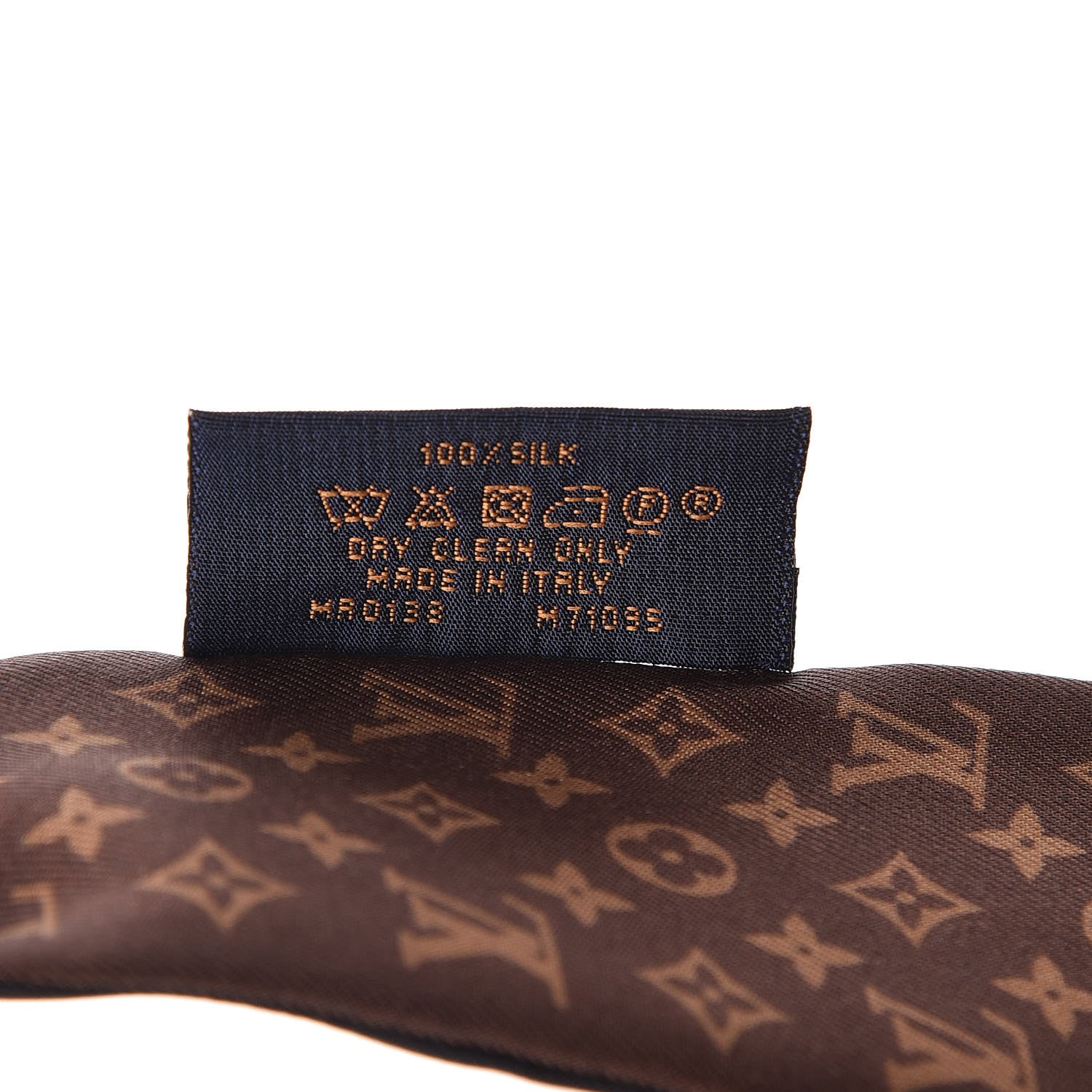 Louis Vuitton Silk Monogram LV Stories BB Bandeau Black 4 of 7