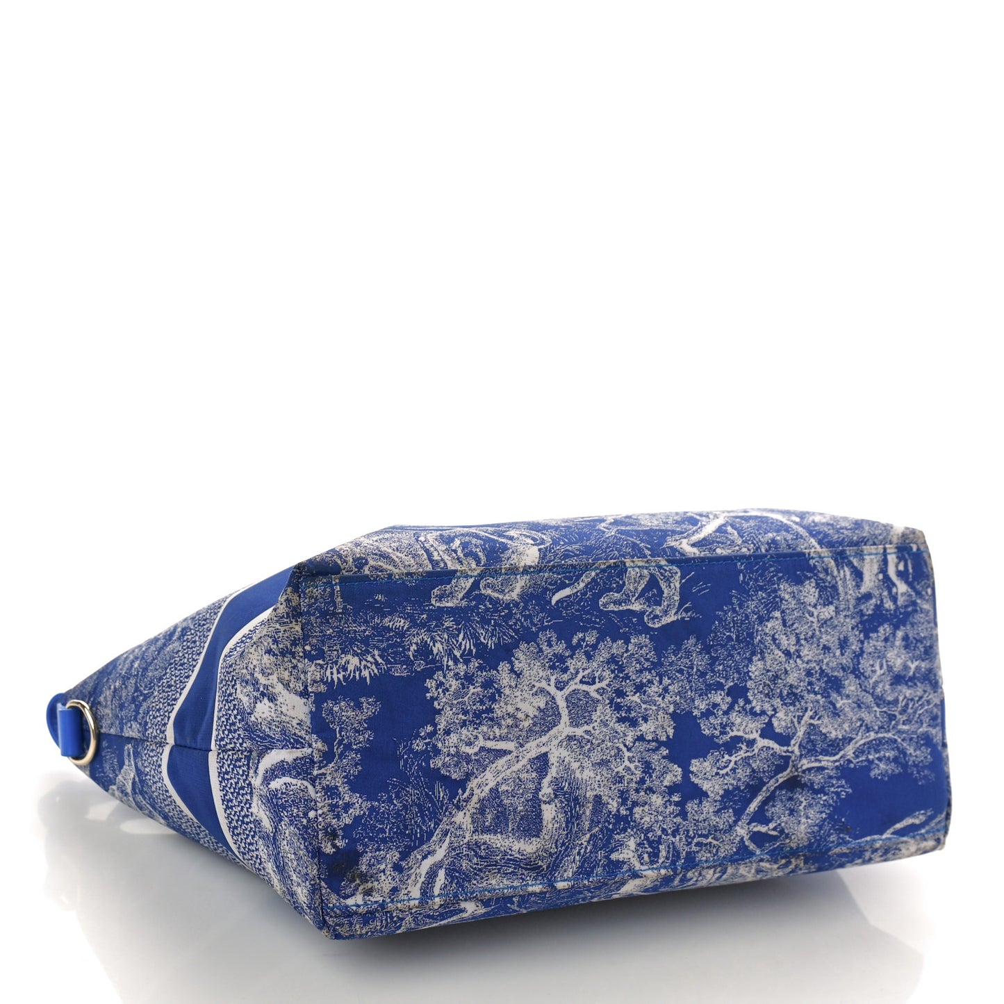 Technical Fabric Toile De Jouy DiorTravel Nomad Pouch Fluorescent Blue