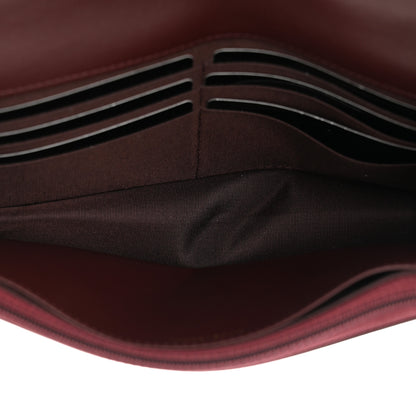 Chanel Shiny Crumpled Calfskin Quilted Chanel 19 Wallet On Chain WOC Burgundy 5 of 12