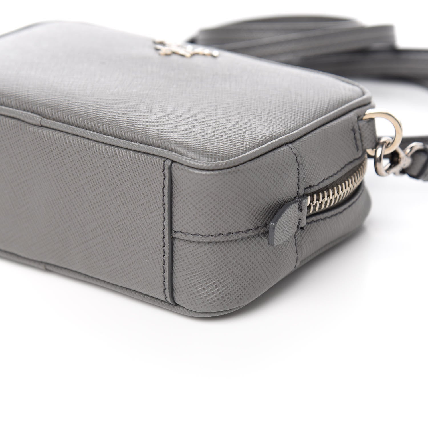 Prada Saffiano Mini Camera Crossbody Bag Marmo 8 of 11