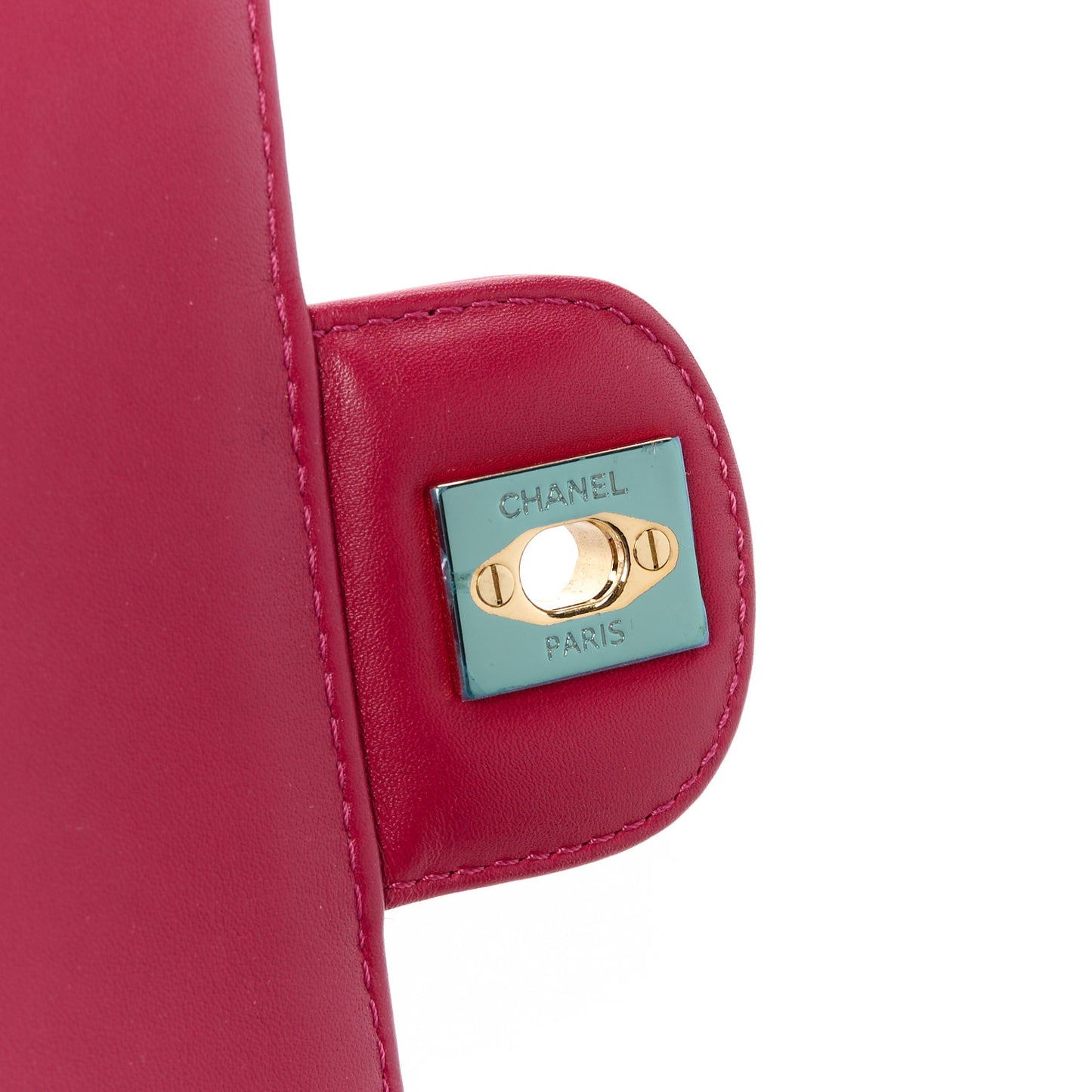 Lambskin Chevron Quilted Small Urban Spirit Backpack Dark Pink