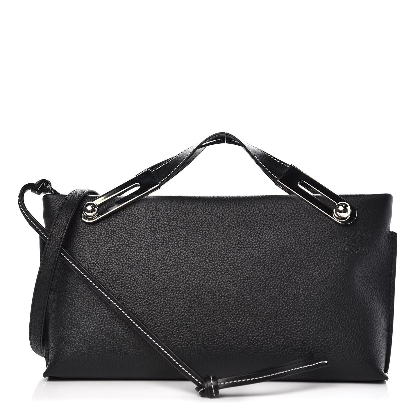 Grained Calfskin Small Missy Bag Black