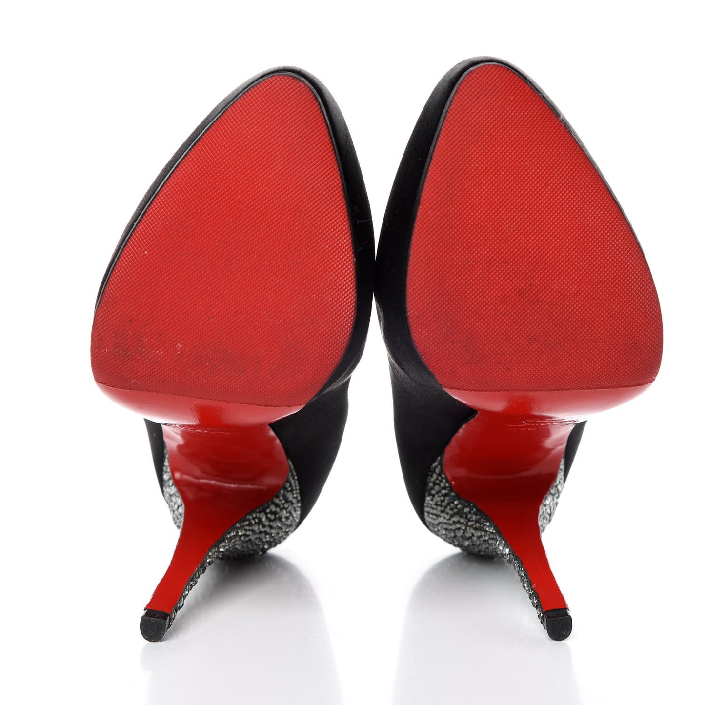 Satin Strass 140 Heels 42 Black