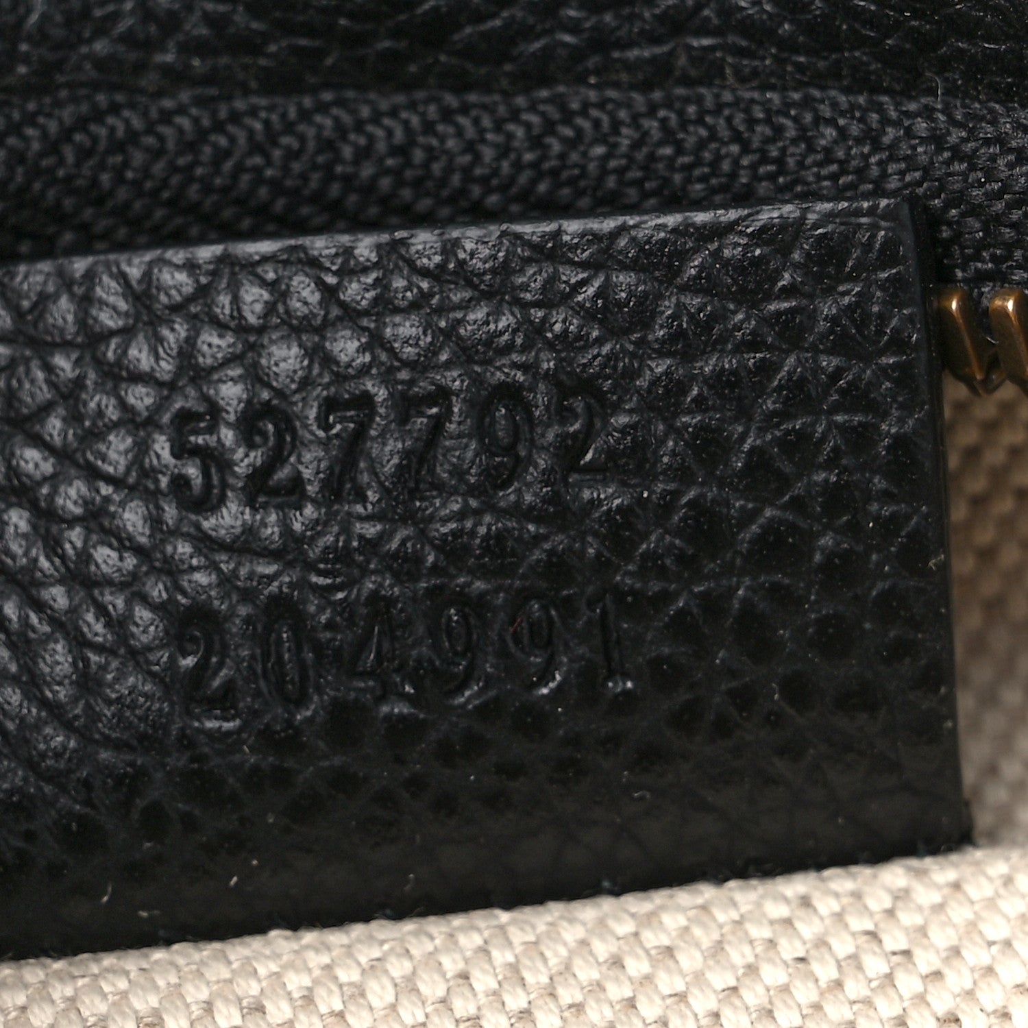 Gucci Grained Calfskin Small Logo Belt Bag Black 7 of 10