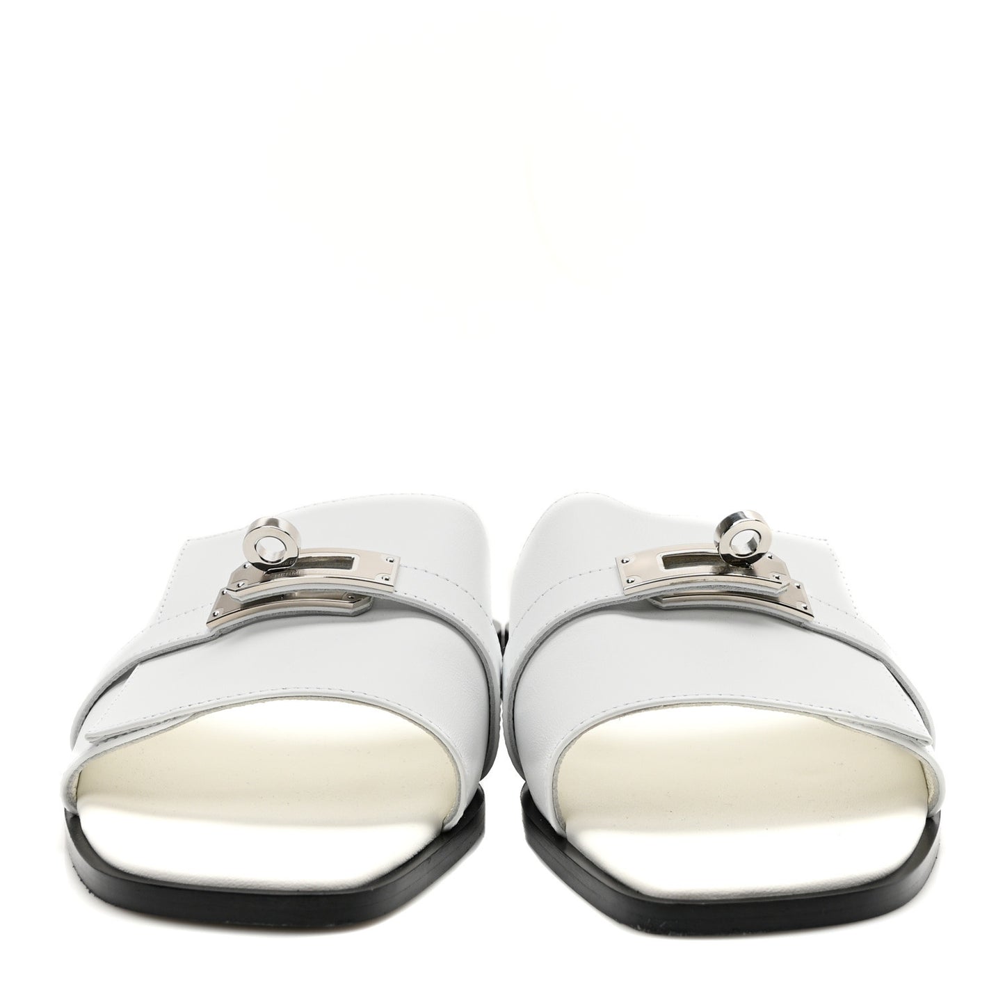Calfskin Giulia Sandals 39 White