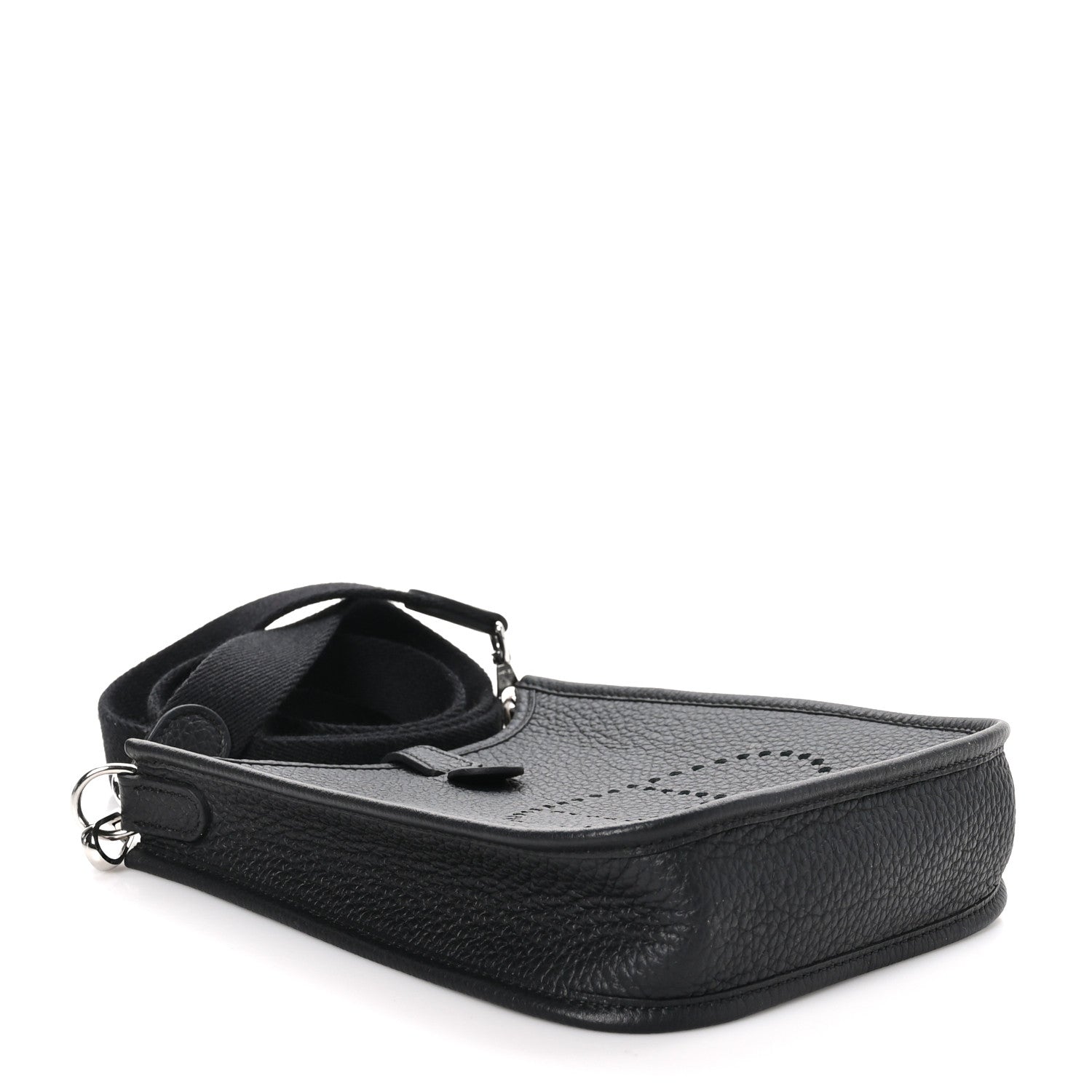 Hermes Taurillon Clemence Evelyne TPM Black 4 of 10