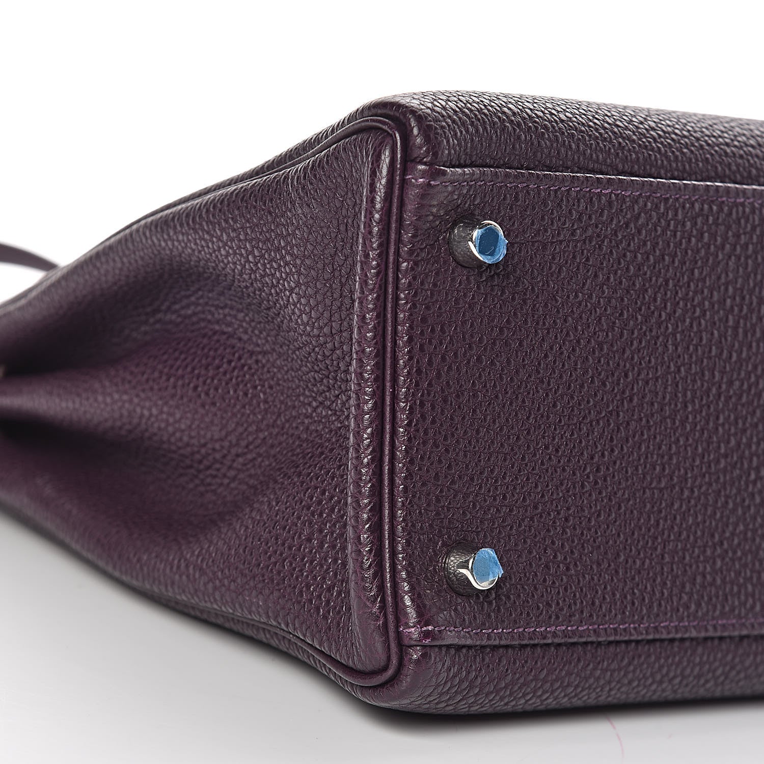 Hermes Togo Kelly Retourne 32 Raisin 10 of 17