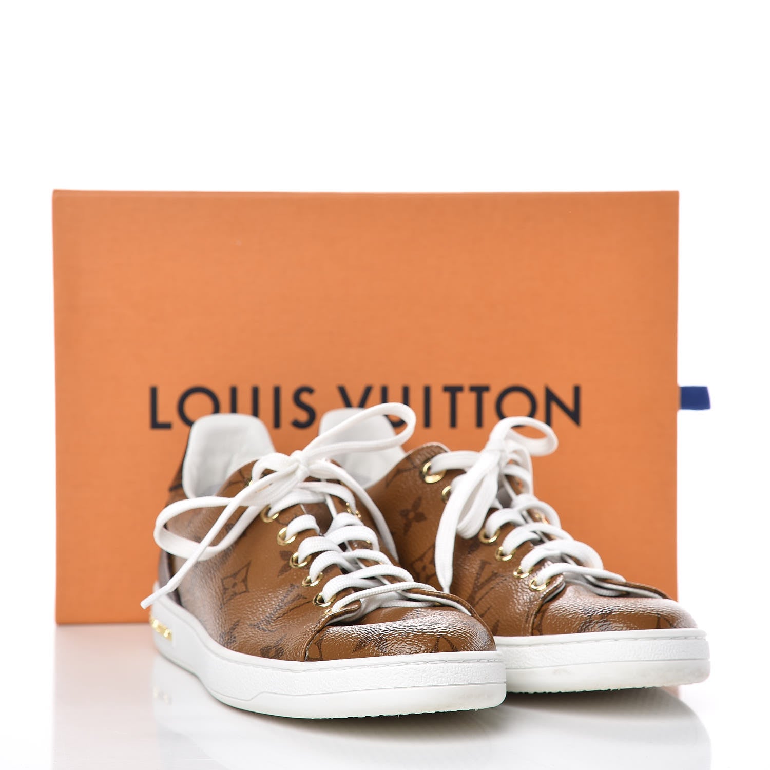 Louis Vuitton Reverse Monogram Frontrow Sneakers 37.5 10 of 10