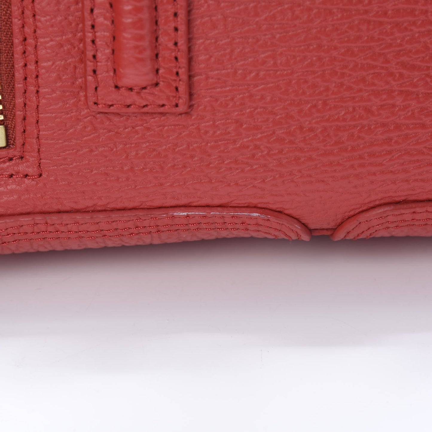 3.1 Textured Calfskin Mini Pashli Satchel Red