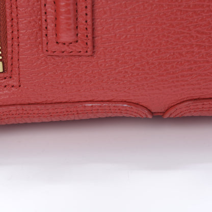 3.1 Phillip Lim 3.1 Textured Calfskin Mini Pashli Satchel Red 11 of 11