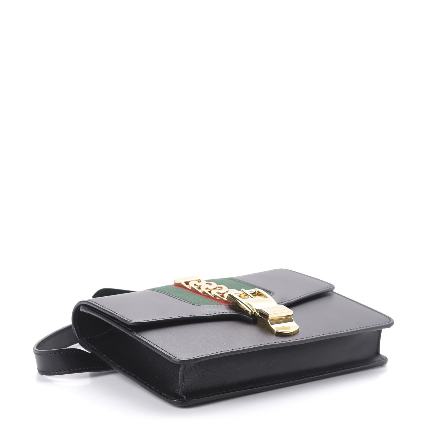 Gucci Calfskin Sylvie Belt Bag Black 4 of 11