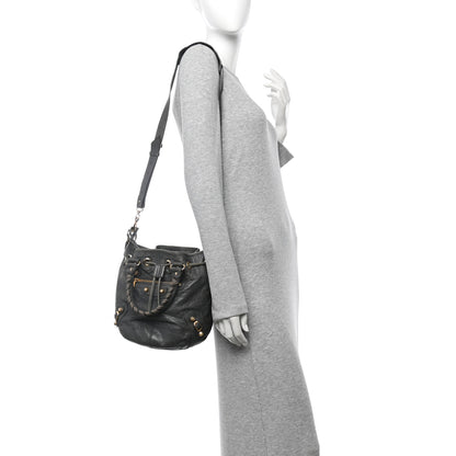 Balenciaga Agneau Giant 12 Gold Hardware Mini Pompon Gris Tarmac 2 of 15