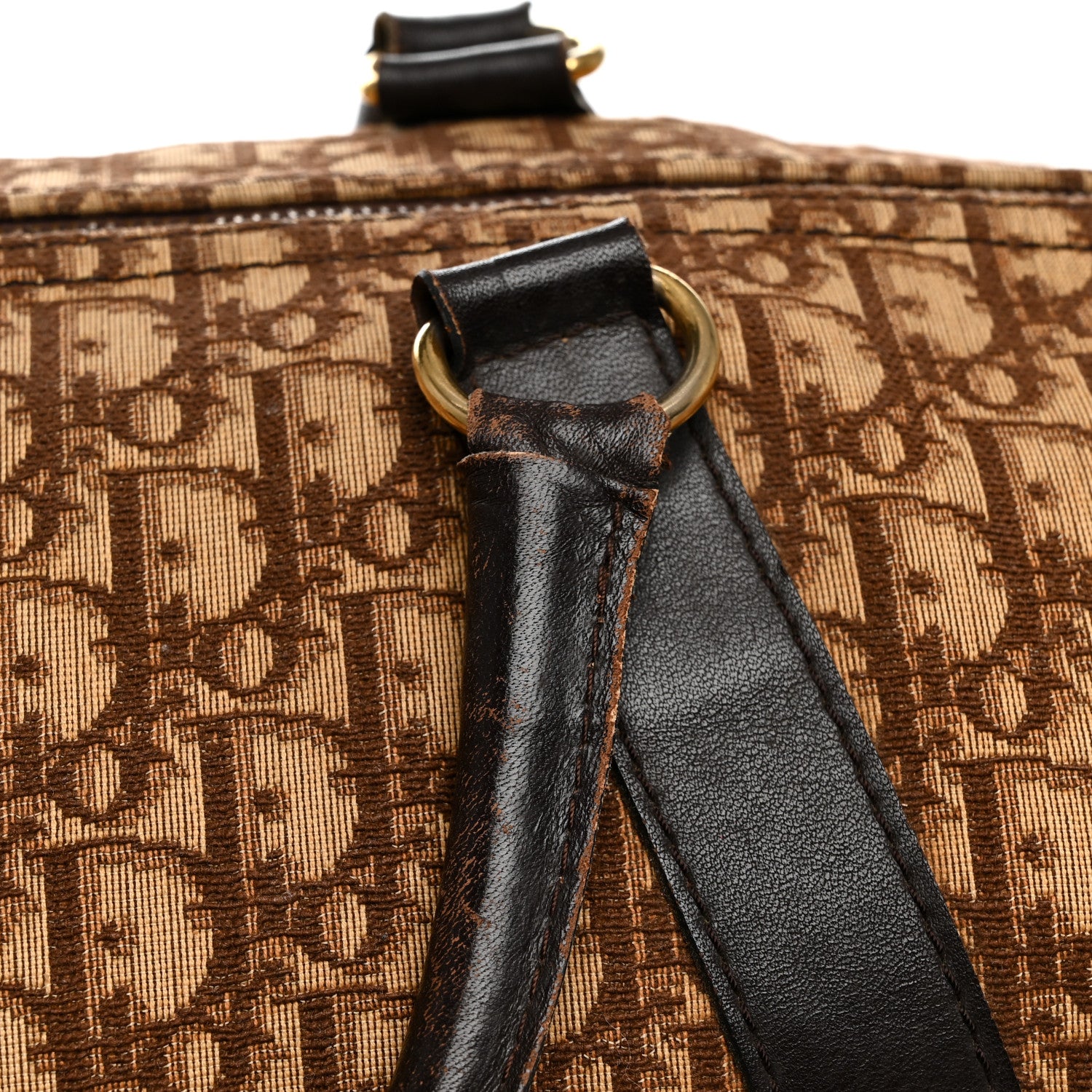 Christian Dior Monogram Duffle Brown 13 of 16