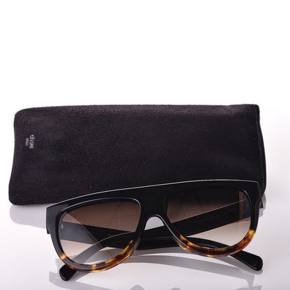Celine Shadow Sunglasses CL 41026/S Black Havana 7 of 7
