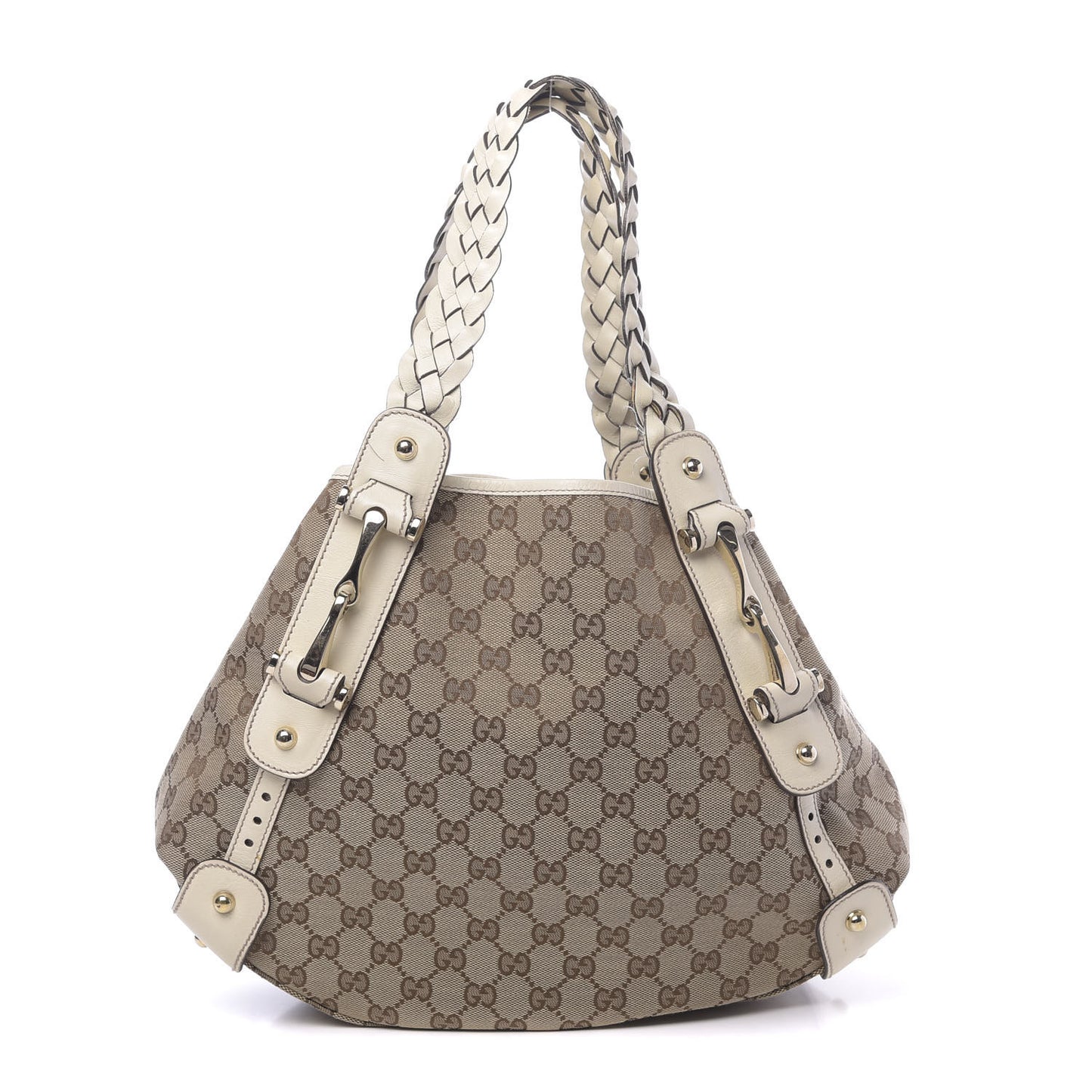 Monogram Small Pelham Shoulder Bag Off White