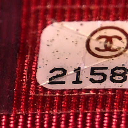Chanel Caviar Quilted Large Gusset Zip Around Wallet Red 7 of 11