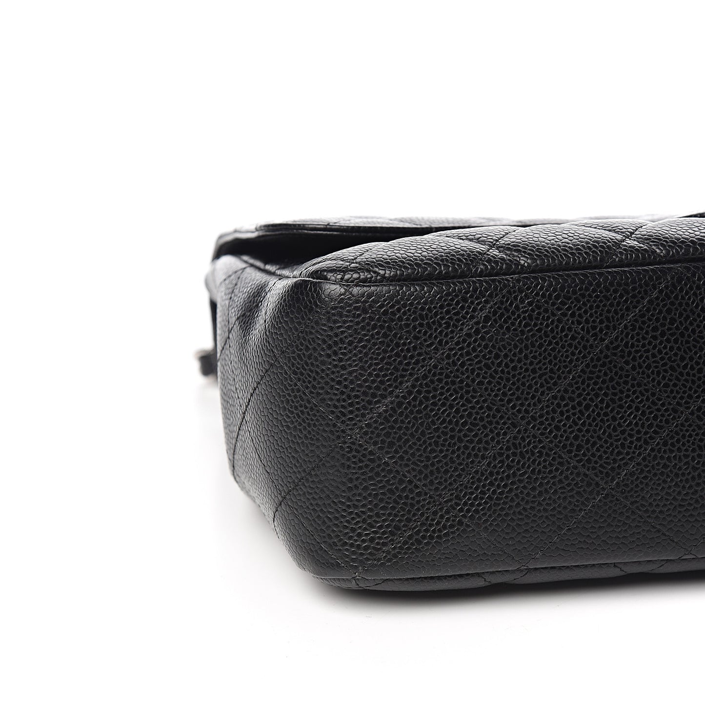 Caviar Quilted Jumbo Single Flap Black